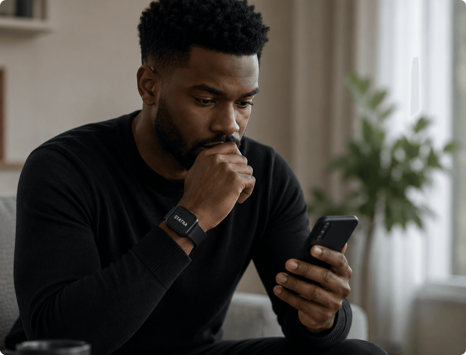 Man using STATRA app